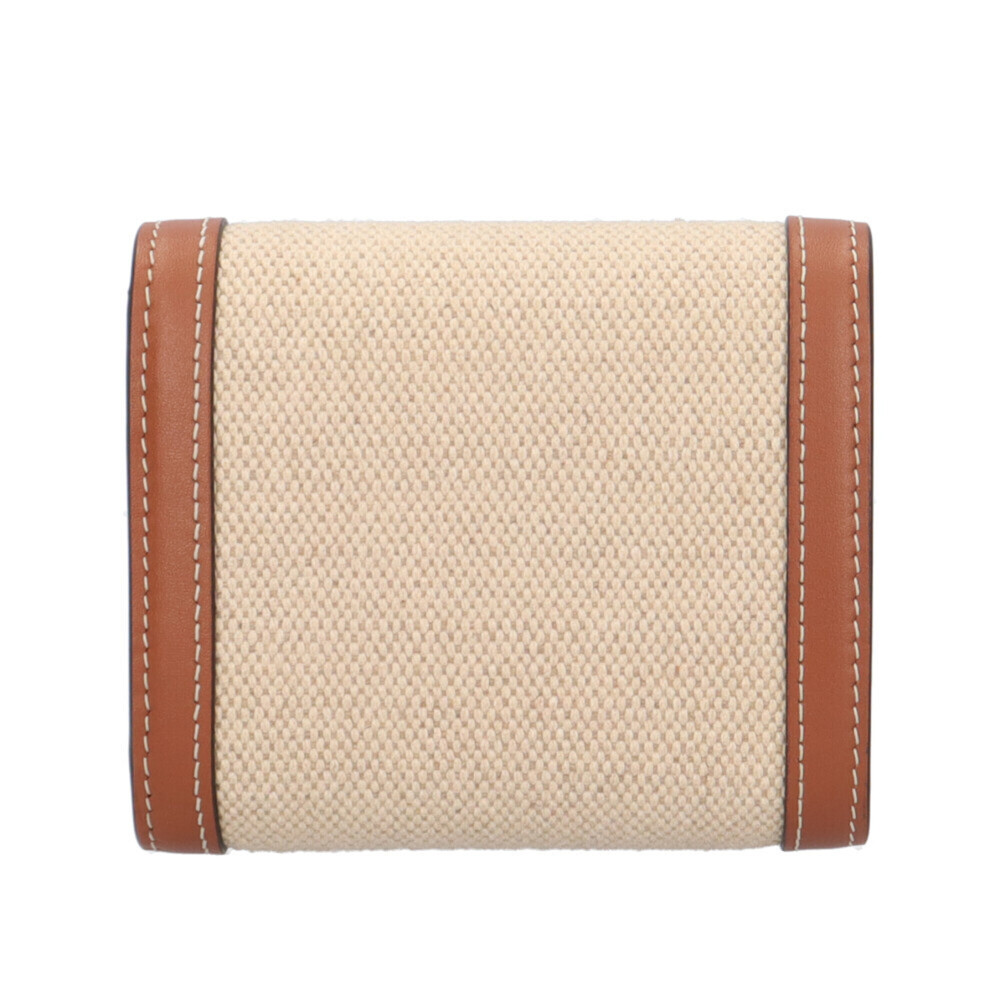 Celine Triomphe Tri-fold Wallet, Canvas 10D783, Women's, Pre-owned. - Picture 2 of 7